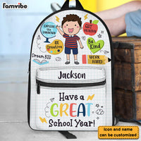 Personalized Gift For Grandson Back To School BackPack 27495 thumb 1