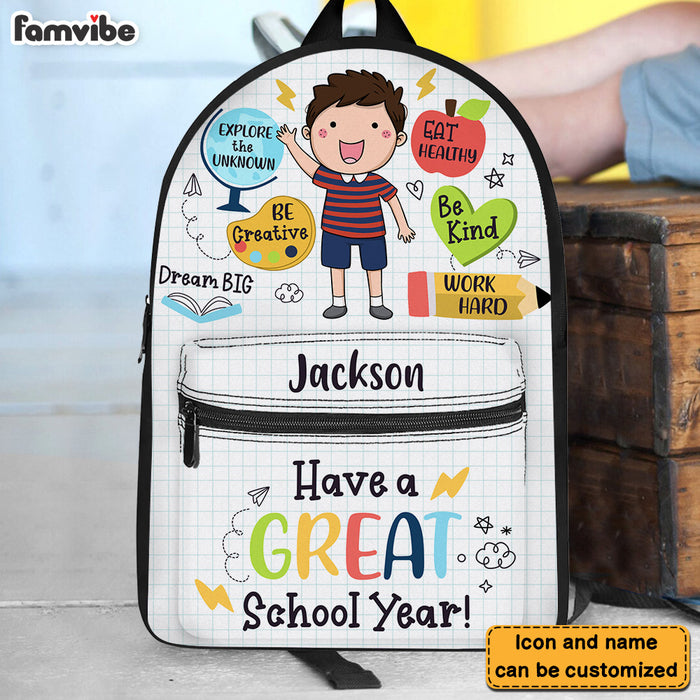 Personalized Gift For Grandson Back To School BackPack 27495 1