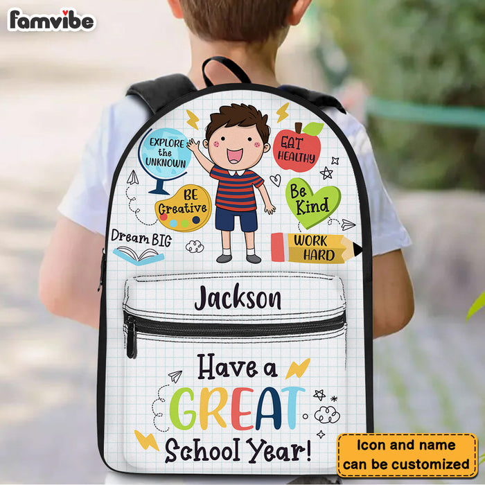 Personalized Gift For Grandson Back To School BackPack 27495 1