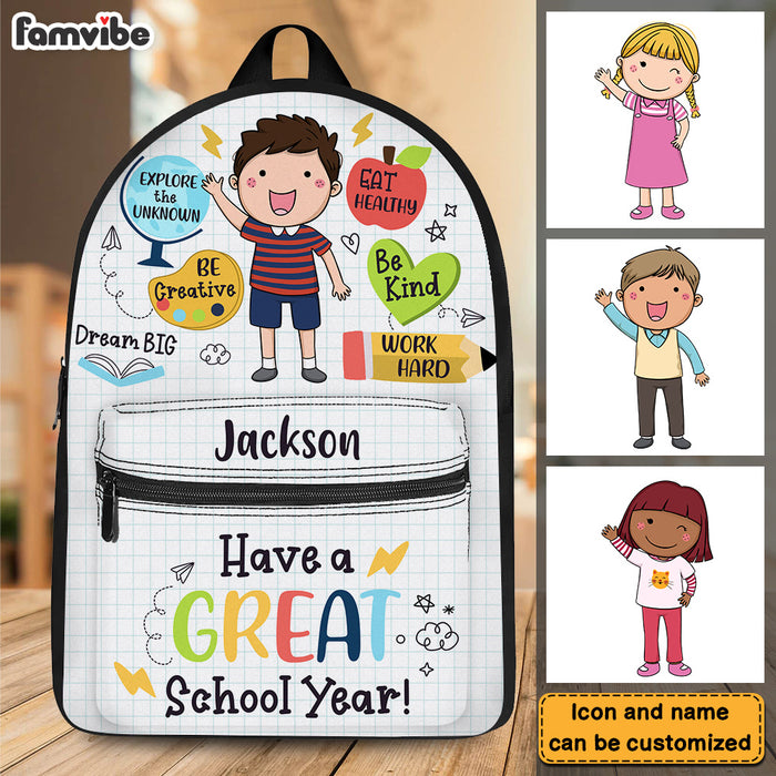 Personalized Gift For Grandson Back To School BackPack 27495 1