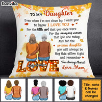 Personalized Gift For Daughter Fall Theme Pillow 27500 thumb 1