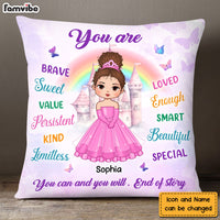 Personalized Birthday Gift For Granddaughter Fairy Tales Princess Pillow 27504 thumb 1