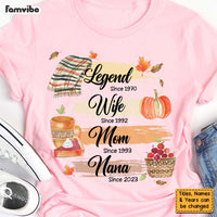 Personalized Birthday Gifts For Grandma Legend Wife Mom Nana Fall Elements Shirt - Hoodie - Sweatshirt 27506 thumb 1