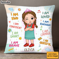 Personalized Birthday Gifts For Granddaughter Back To School Affirmation Pillow 27507 thumb 1