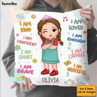 Personalized Birthday Gifts For Granddaughter Back To School Affirmation Pillow 27507 thumb 1