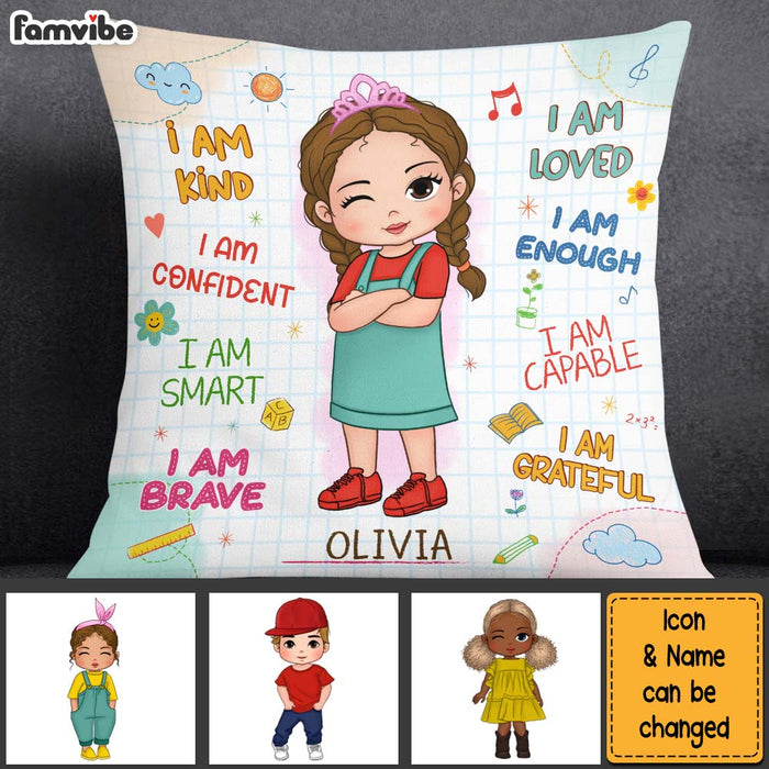 Personalized Birthday Gifts For Granddaughter Back To School Affirmation Pillow 27507 1