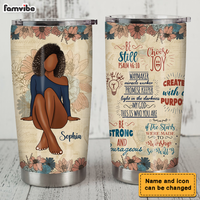 Personalized Gift For Daughter Christian Be Still Be Strong Steel Tumbler 27510 thumb 1