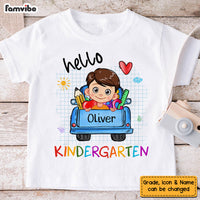 Personalized Back To School Gift For Grandson Truck School Kid T Shirt 27512 thumb 1