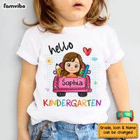 Personalized Back To School Gift For Grandson Truck School Kid T Shirt 27512 thumb 1