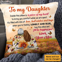 Personalized Gift For Daughter From Mom Pillow 27514 thumb 1