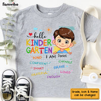 Personalized Gift For Grandson Back To School Affirmation Kid T Shirt 27516 thumb 1