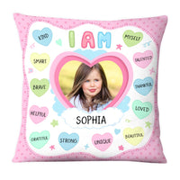 Personalized Gift For Granddaughter Customizable Photo I Am Kind Pillow 27517 thumb 1