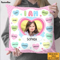 Personalized Gift For Granddaughter Customizable Photo I Am Kind Pillow 27517 thumb 1
