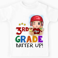 Personalized Gift For Grandson Batter Up Baseball Kid T Shirt 27520 thumb 1
