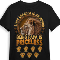 Personalized Cool Birthday Gift For Grandpa Lion Being PaPa Is Priceless Shirt - Hoodie - Sweatshirt 27532 thumb 1