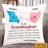 Personalized Gift For Granddaughter Long Distance Watercolor Pillow 27536 1