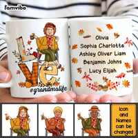 Personalized Gift For Grandma Love Fall Mug 27538 thumb 1