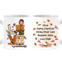 Personalized Gift For Grandma Love Fall Mug 27538 thumb 1