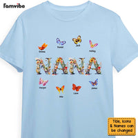 Personalized Gift For Grandma Floral Letter Shirt - Hoodie - Sweatshirt 27541 thumb 1