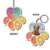 Personalized Dog Memorial Gift Once By My Side Forever In My Heart Wood Keychain 27544 1