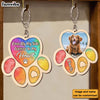 Personalized Dog Memorial Gift Once By My Side Forever In My Heart Wood Keychain 27544 1