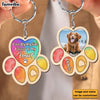 Personalized Dog Memorial Gift Once By My Side Forever In My Heart Wood Keychain 27544 1