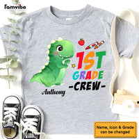 Personalized Gift For Grandson Back To School Dino Crew Kid T Shirt 27546 thumb 1