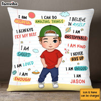 Personalized Gift For Grandson Kid Affirmation Pillow 27548 thumb 1