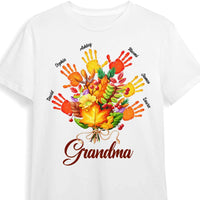 Personalized Gift For Grandma Fall Leaves Shirt - Hoodie - Sweatshirt 27550 thumb 1