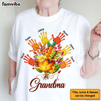Personalized Gift For Grandma Fall Leaves Shirt - Hoodie - Sweatshirt 27550 thumb 1