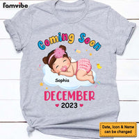 Personalized Gift For Daughter New Mommy Baby Coming Soon Shirt - Hoodie - Sweatshirt 27553 thumb 1