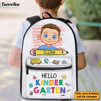 Personalized Birthday Gift For Grandson Back To School Hello School BackPack 27554 thumb 1