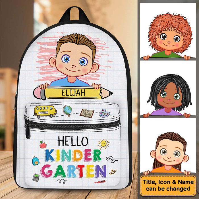 Personalized Birthday Gift For Grandson Back To School Hello School BackPack 27554 1