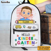 Personalized Birthday Gift For Grandson Back To School Hello School BackPack 27554 thumb 1