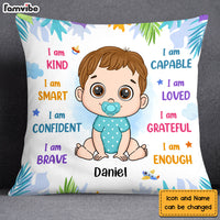Personalized Gift For Grandson Affirmation I Am Kind Pillow 27555 thumb 1
