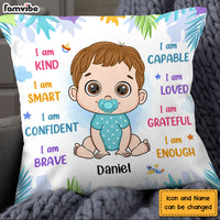 Personalized Gift For Grandson Affirmation I Am Kind Pillow 27555 thumb 1