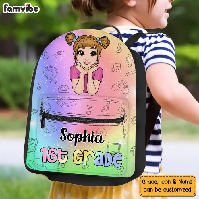 Personalized Gift For Granddaughter Back To School Hologram BackPack 27556 1