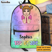 Personalized Gift For Granddaughter Back To School Hologram BackPack 27556 thumb 1