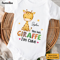 Personalized Gift For Infant - Custom You Bet Giraffe I'm Cute Baby Onesie 27557 thumb 1