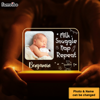 Personalized Gift For Infants Customizable Baby Photo LED Lamp Night Light 27558 thumb 1