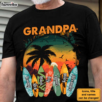 Personalized Gift For Grandpa Surfboards Summer Vacation Shirt - Hoodie - Sweatshirt 27563 thumb 1