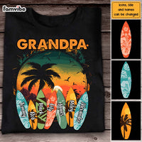 Personalized Gift For Grandpa Surfboards Summer Vacation Shirt - Hoodie - Sweatshirt 27563 thumb 1