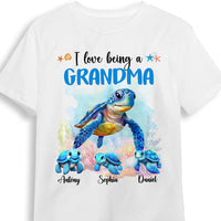 Personalized Gift For Grandma I Love Being A Grandma Sea Turtle Ocean Shirt - Hoodie - Sweatshirt 26961 27565 thumb 1