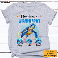 Personalized Gift For Grandma I Love Being A Grandma Sea Turtle Ocean Shirt - Hoodie - Sweatshirt 26961 27565 thumb 1