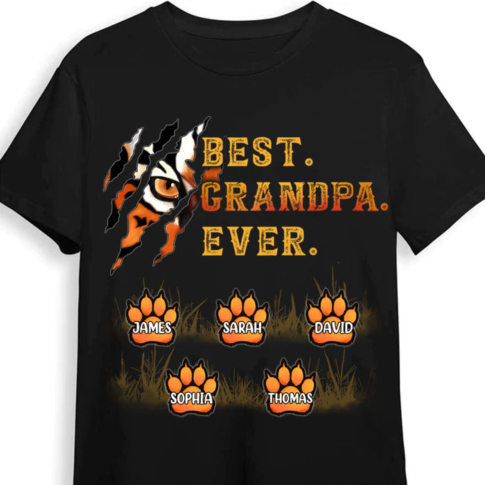 Personalized Gift For Grandpa Coolest Grandpa Ever Tiger Shirt - Hoodie - Sweatshirt 27567 1