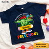 Personalized Back To School Gift For Grandson Dinosaur Kid T Shirt 27569 1