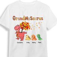 Personalized Gift For Grandma Grandmasaurus Fall Pattern Shirt - Hoodie - Sweatshirt 27577 thumb 1
