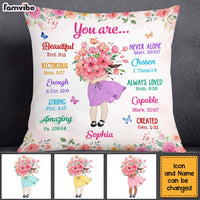 Personalized Gift For Granddaughter You Are Affirmations Bible Pillow 27578 thumb 1