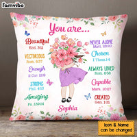 Personalized Gift For Granddaughter You Are Affirmations Bible Pillow 27578 thumb 1