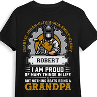 Personalized Gift For Grandpa Proud Of Being A Grandpa Mechanic Shirt - Hoodie - Sweatshirt 27581 thumb 1